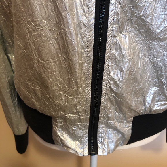 Racheal Racheal Roy Silver Bomber Jacket. - Picture 4 of 11